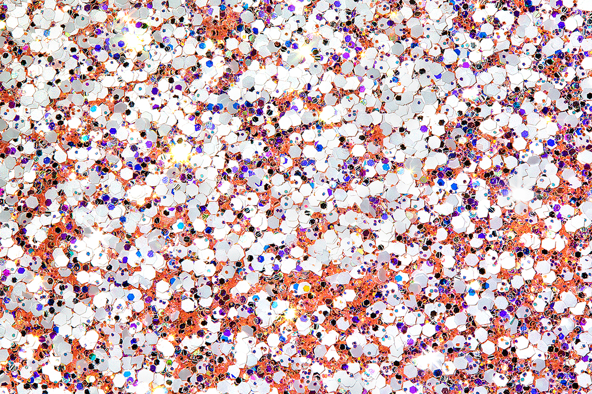 Jolifin Candy Glitter - pastell-peach
