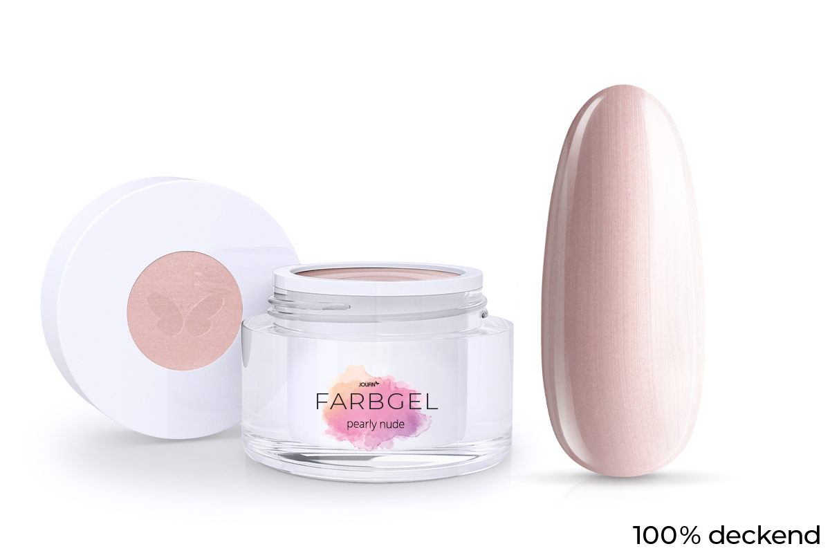Jolifin Farbgel pearly nude 5ml