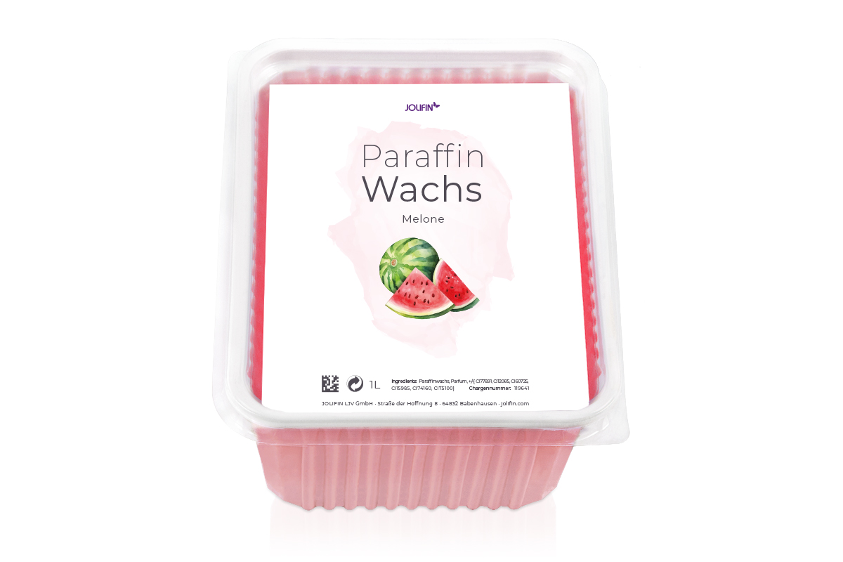 Jolifin paraffin wax block - melon 1 litre