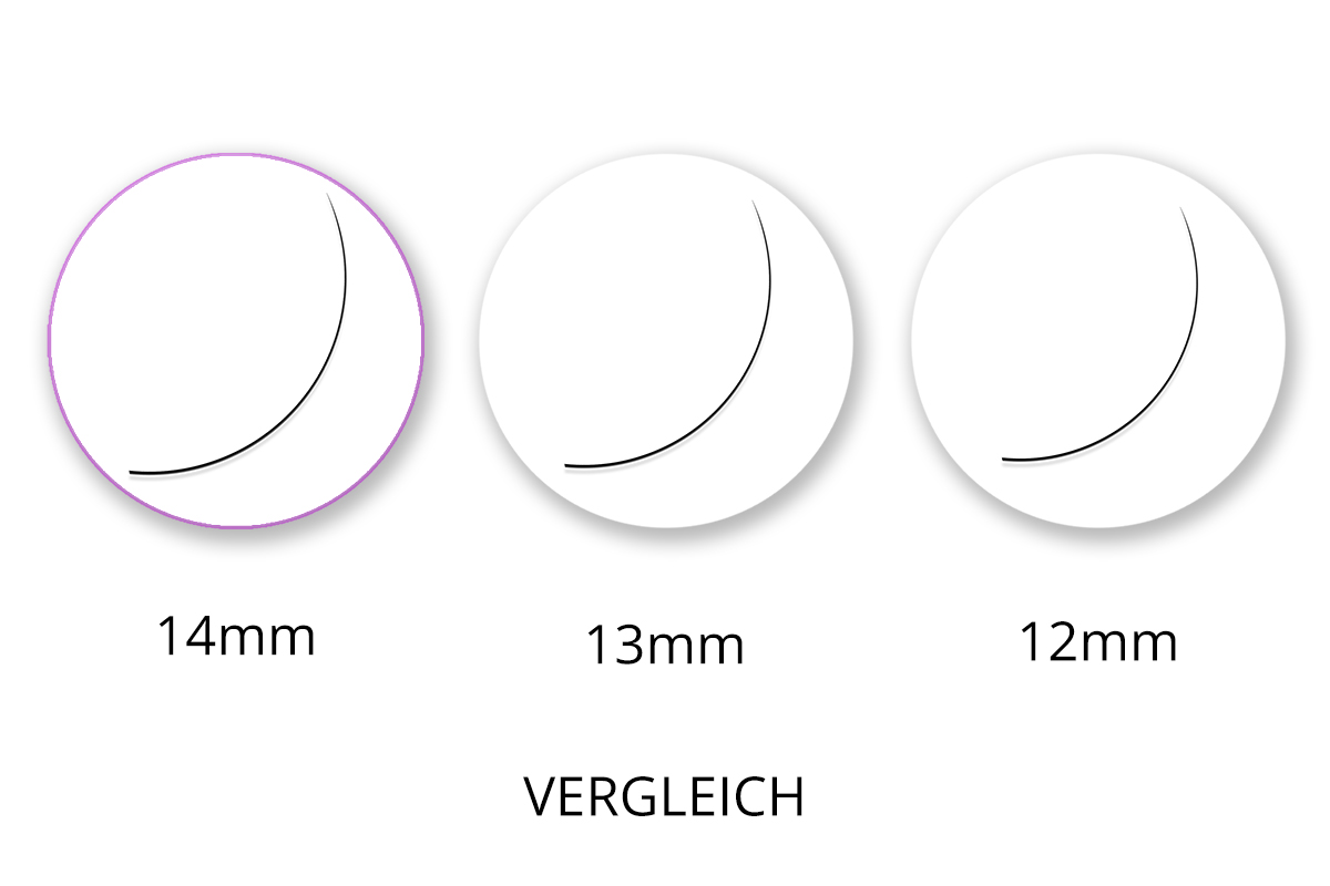 Jolifin Lashes - SingleBox 14mm - Volume C-Curl 0,07