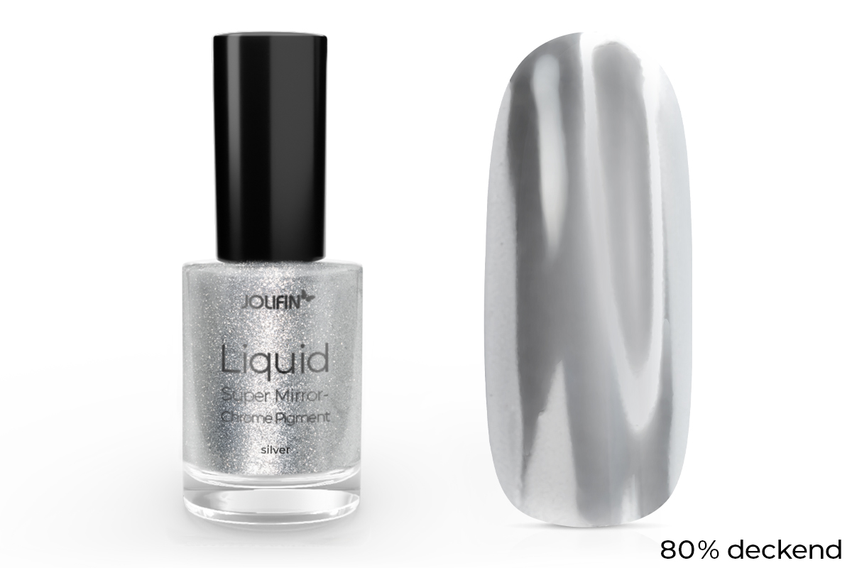 Jolifin Liquid Super Mirror-Chrome Pigment - silver 6ml