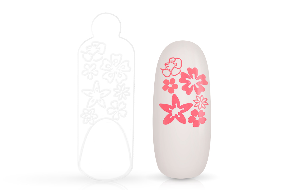 Jolifin Silikonform für Dual-Tips - flowers