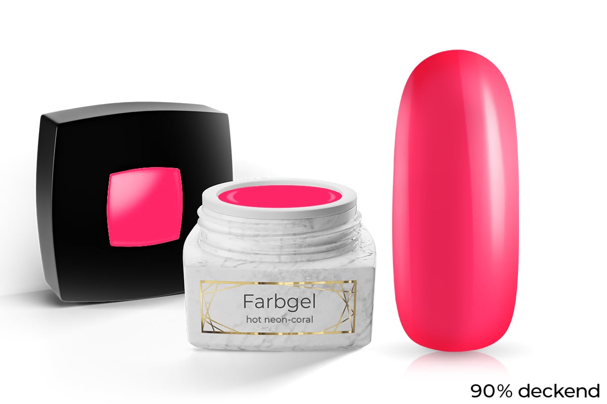 Jolifin LAVENI PRO colour gel - hot neon-coral 5ml