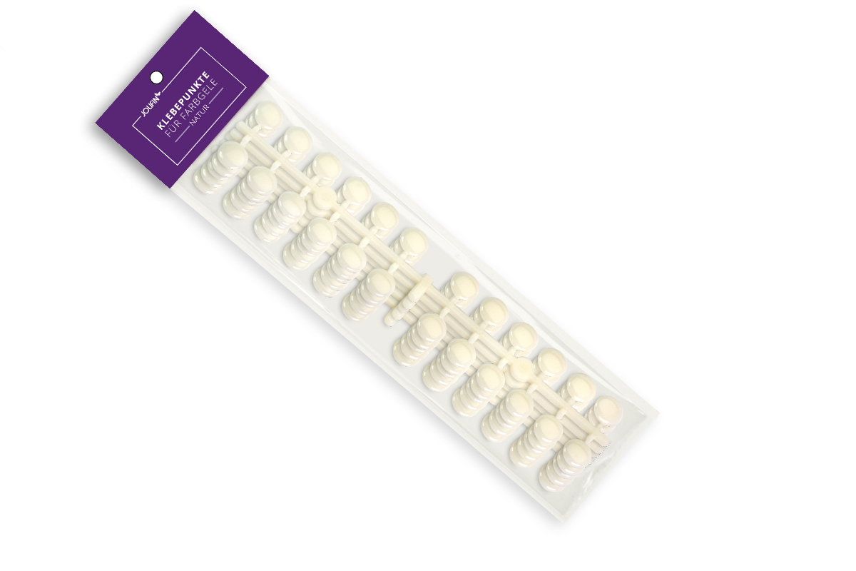 Jolifin adhesive dots for colour gels - natural 120pcs