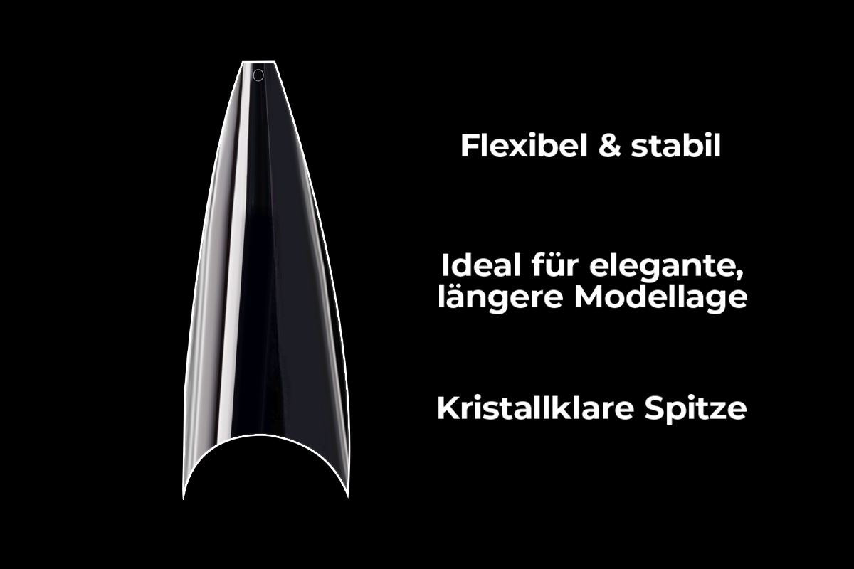 Jolifin 100er Tipbox - XXL Mandel clear