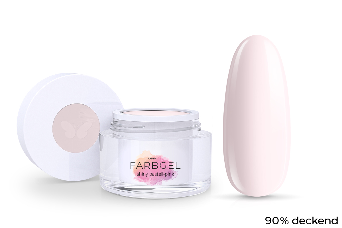Jolifin Farbgel shiny pastell-pink 5ml