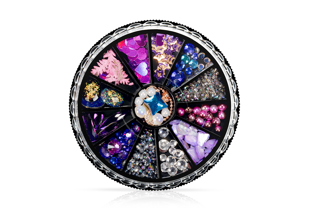 Jolifin LAVENI Nail Art Display - purple mix