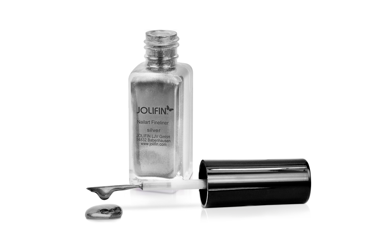 Jolifin Nail Art Fineliner silver 10ml