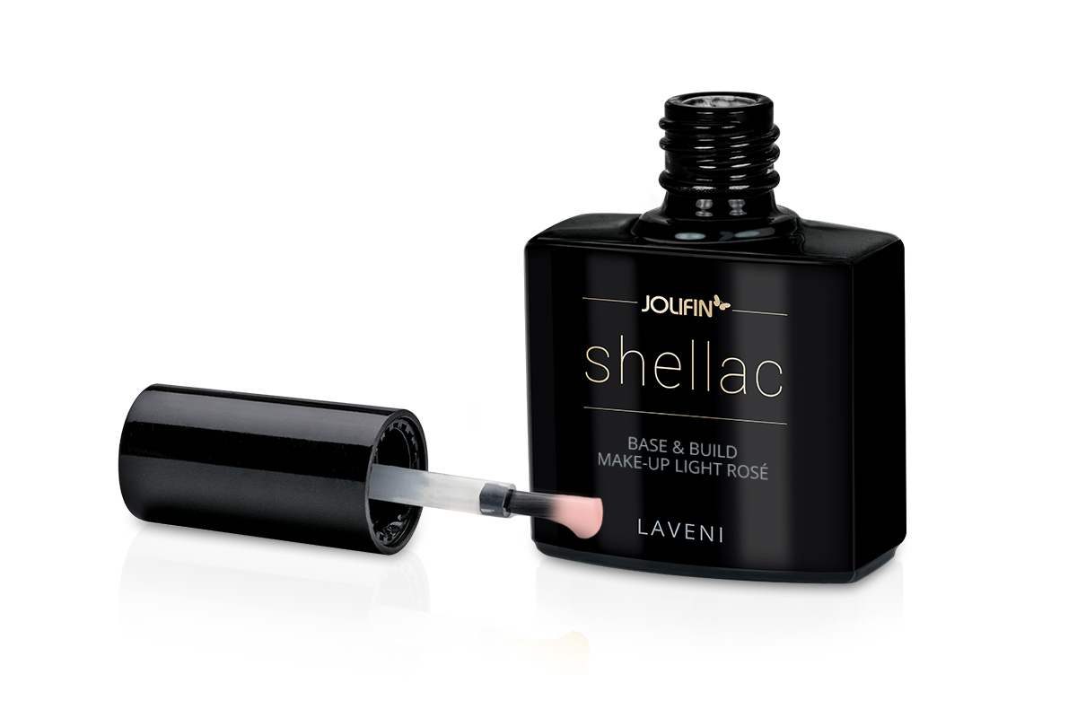 Jolifin LAVENI Shellac - Base & Build make-up light rosé 10ml