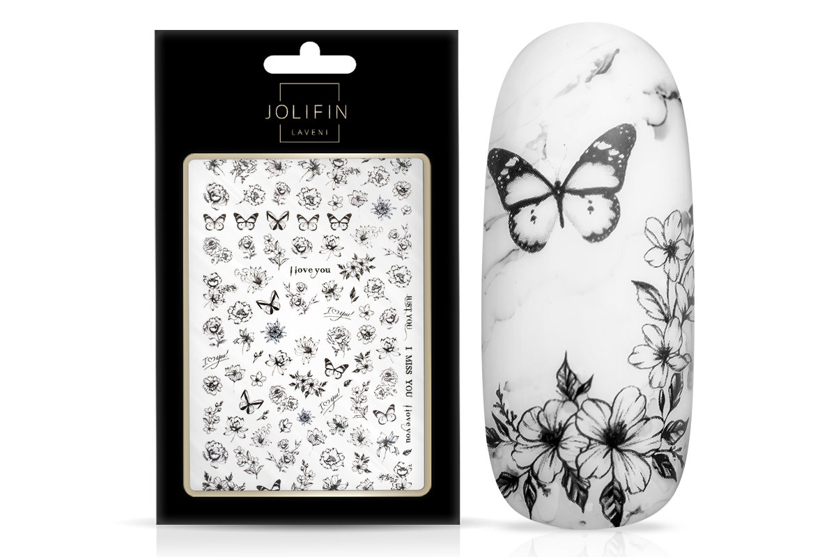 Jolifin LAVENI XL Sticker - Flowers No. 9