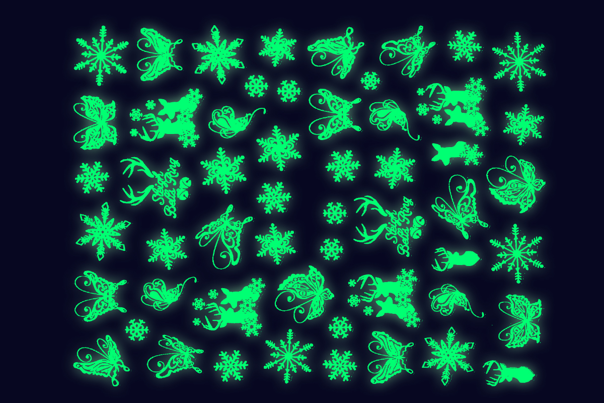 Jolifin LAVENI XL Sticker - Nightshine Christmas No. 1