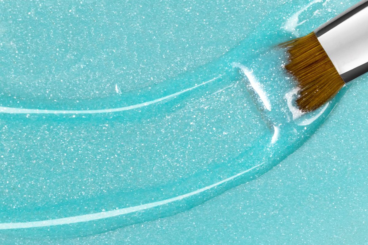 Jolifin colour gel French pearl-turquoise mica 5ml