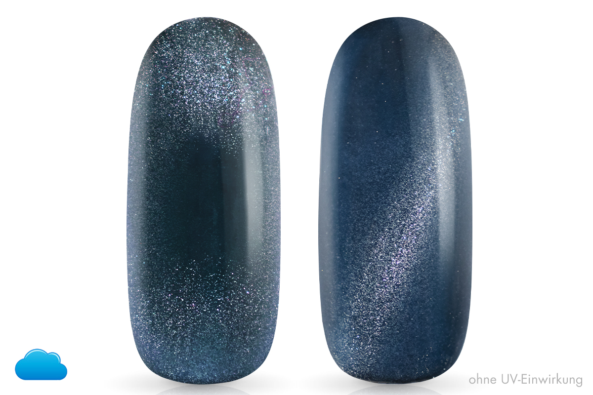 Jolifin LAVENI Shellac - Solar Cat-Eye sky blue 10ml