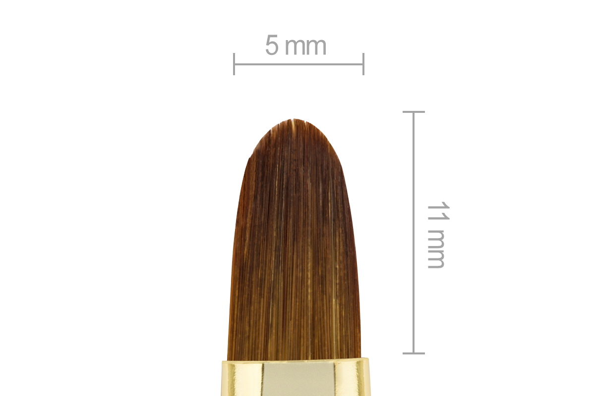 Jolifin LAVENI Brush - Gel oval size 6