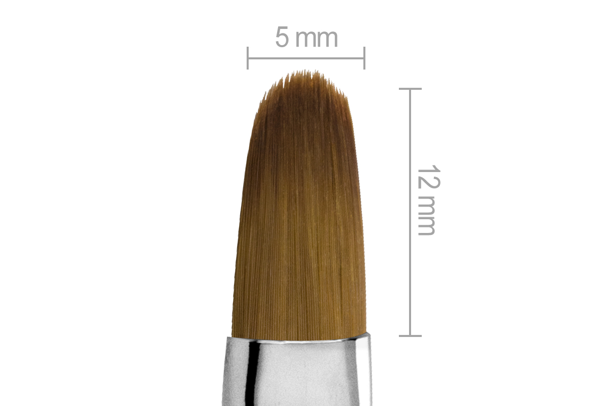 Jolifin LAVENI PRO - Gel brush oval size 6