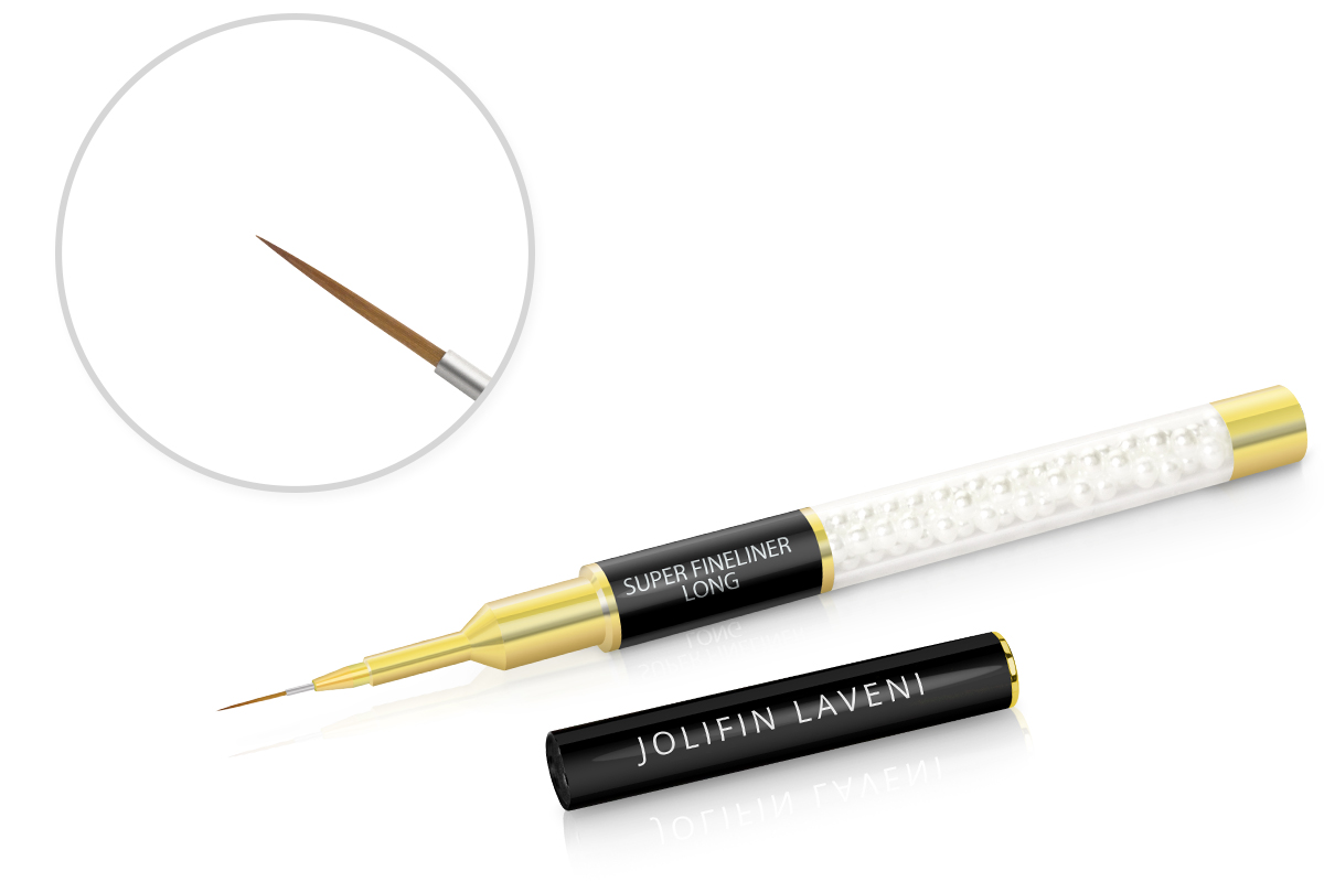 Jolifin LAVENI Pearly Brush - super fineliner long