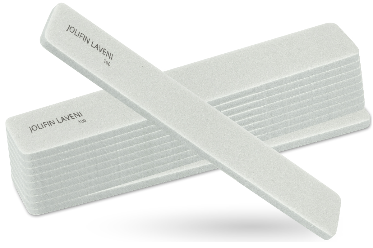 Jolifin LAVENI 10er Long-Life Interchangeable File Blade - Buffer extra wide