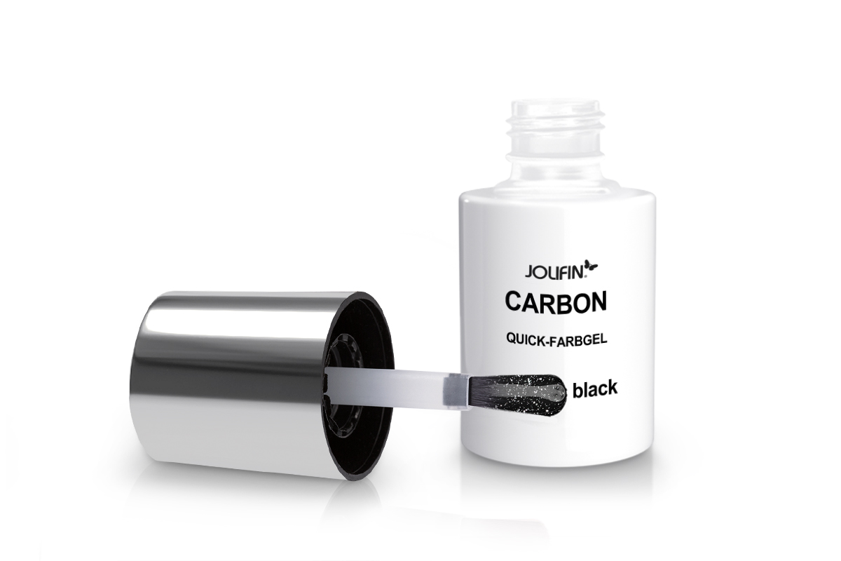 Jolifin Carbon Quick colour gel - metallic black 11ml