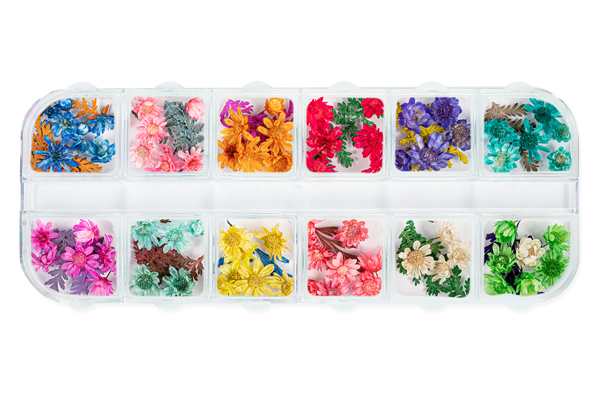 Jolifin XL Nail Art Display - Dried Flowers No. 10