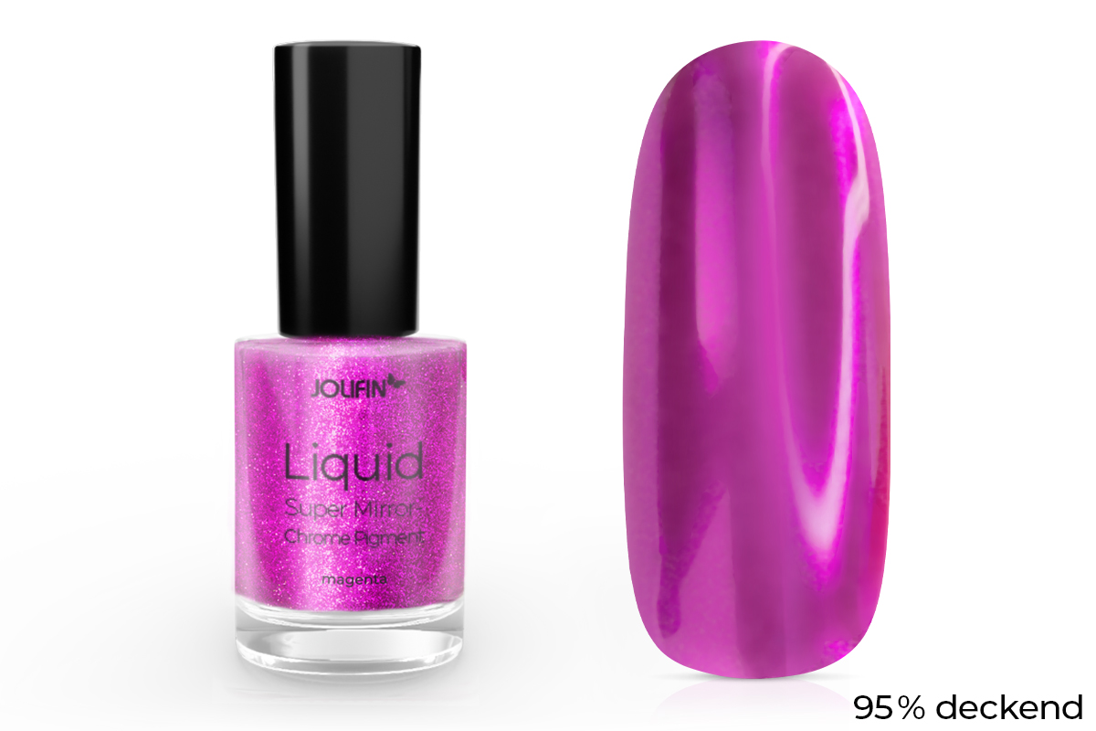Jolifin Liquid Super Mirror-Chrome Pigment - magenta 6ml