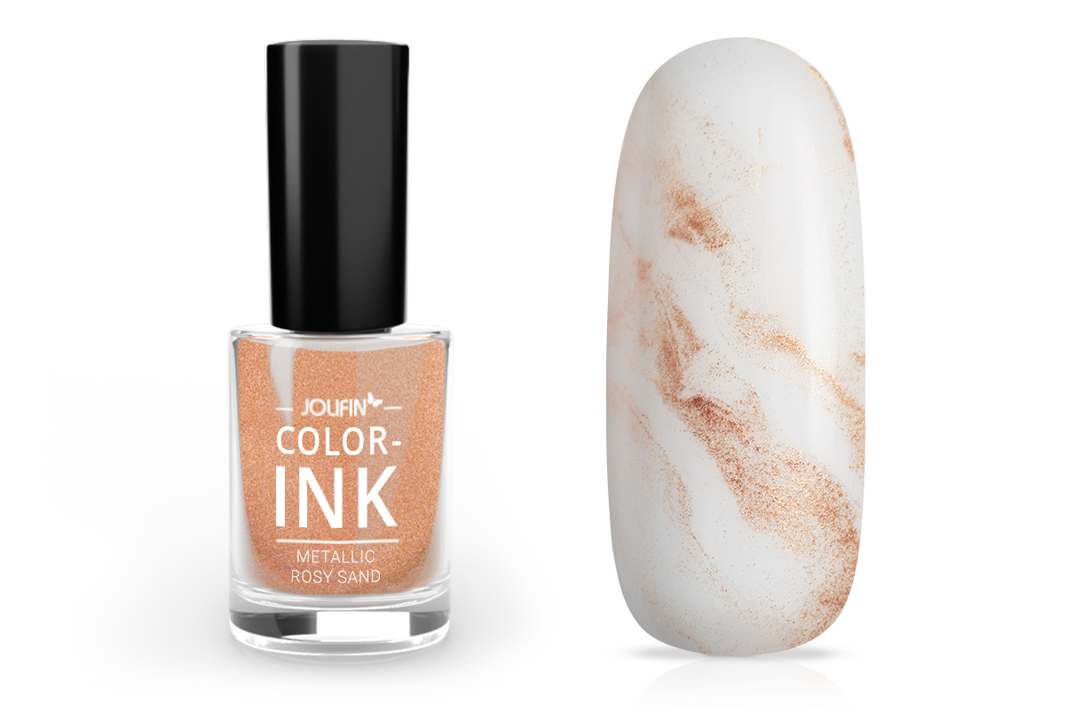 Jolifin Color-Ink - metallic rosy sand 6ml