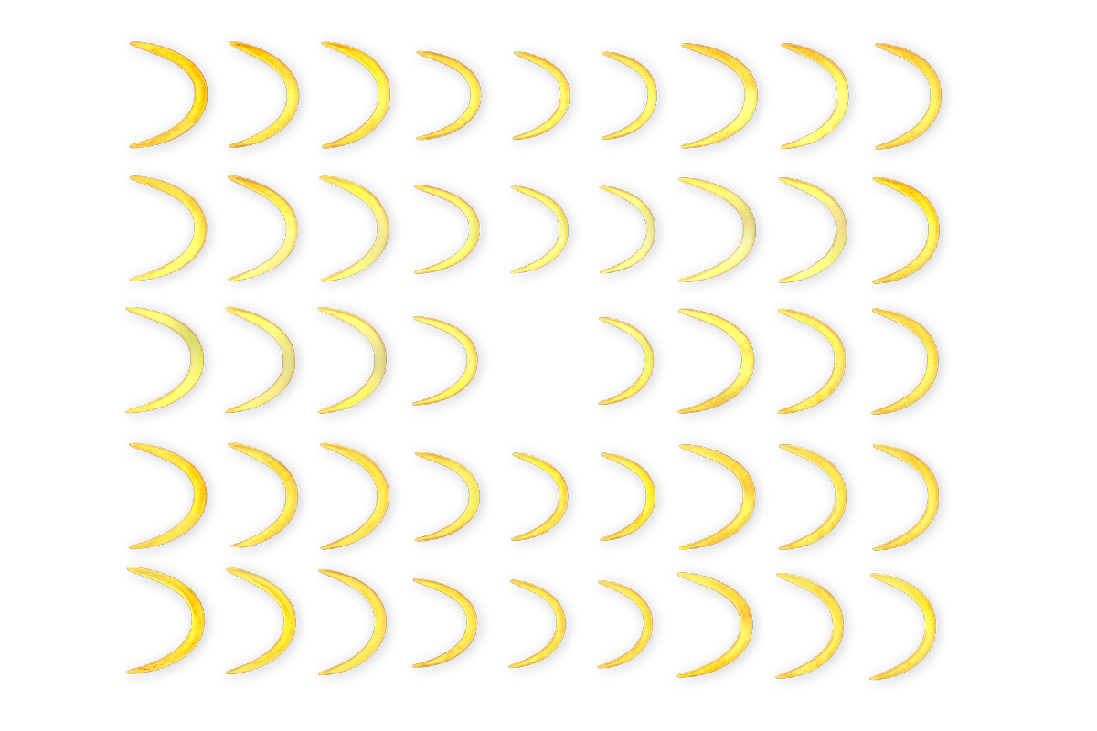 Jolifin LAVENI XL Sticker - French Line Gold