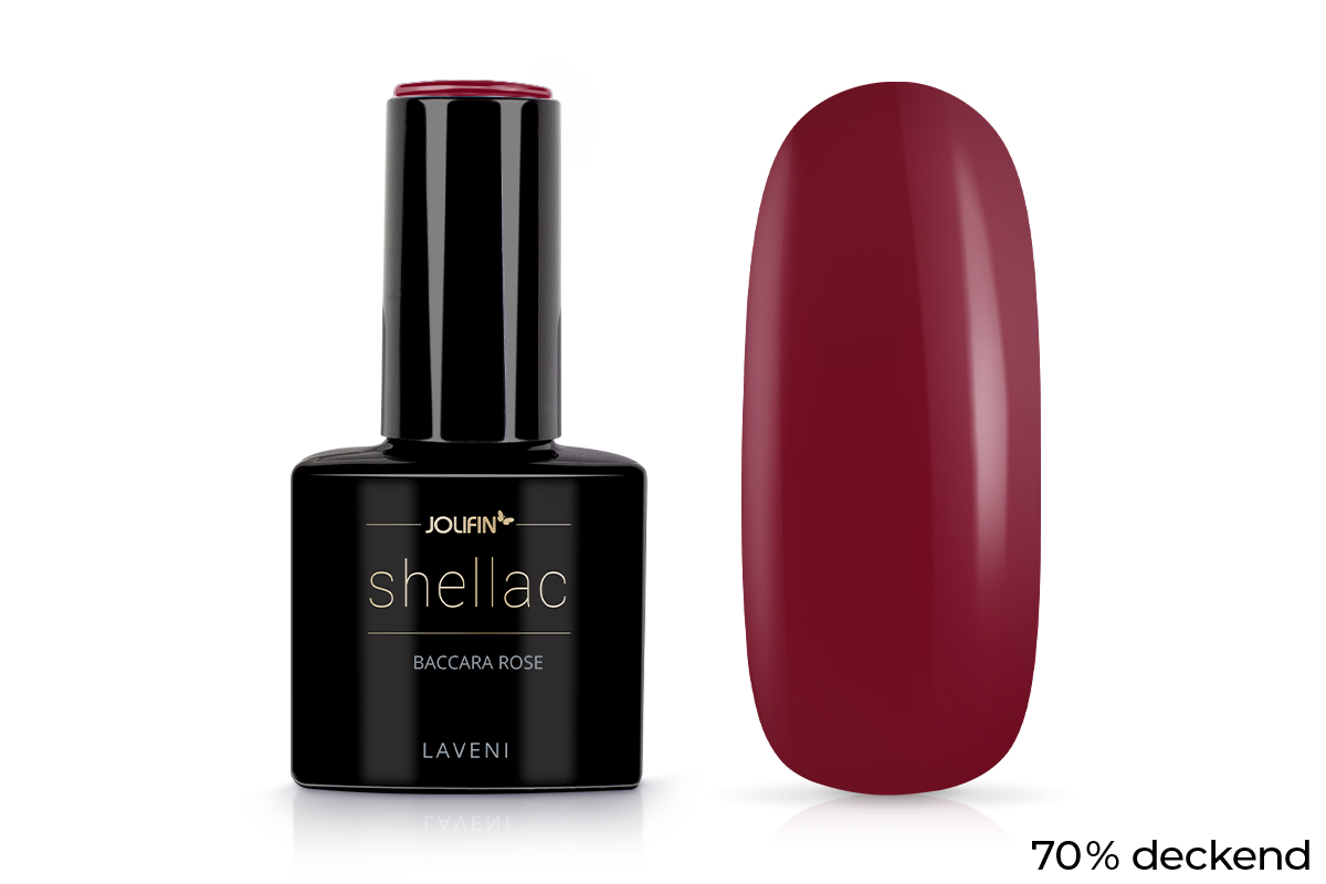 Jolifin LAVENI Shellac - baccara rose 10ml