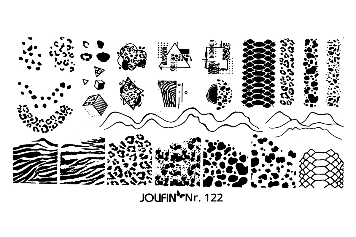 Jolifin Stamping Stencil No. 122