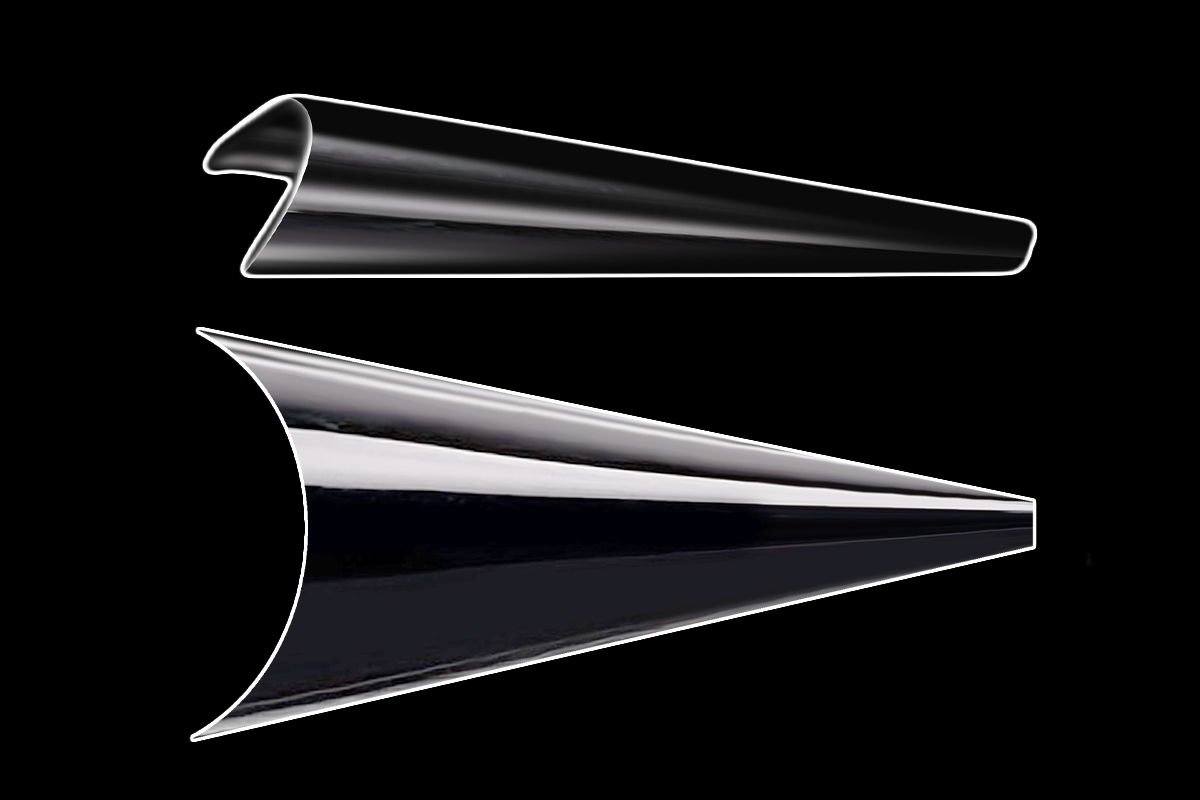 Jolifin 100er Tipbox - classic Stiletto clear