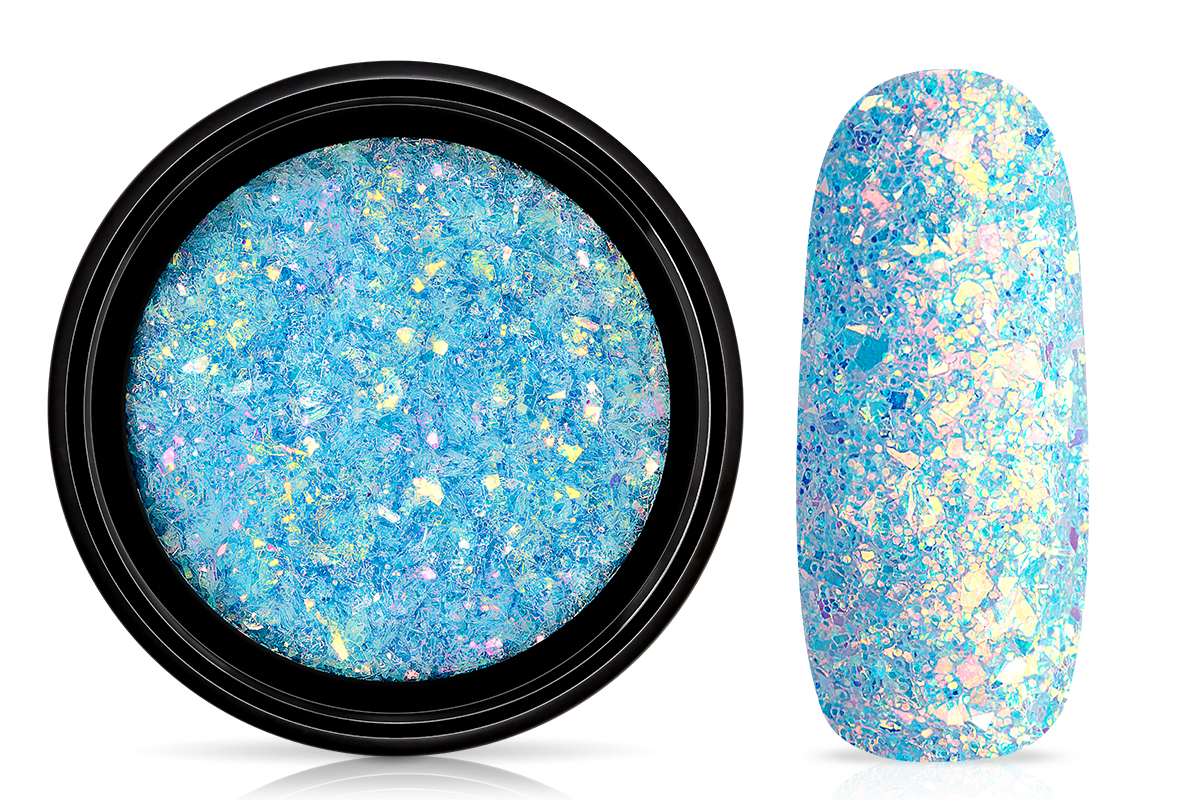 Jolifin LAVENI Mermaid Flakes Glitter - turquoise