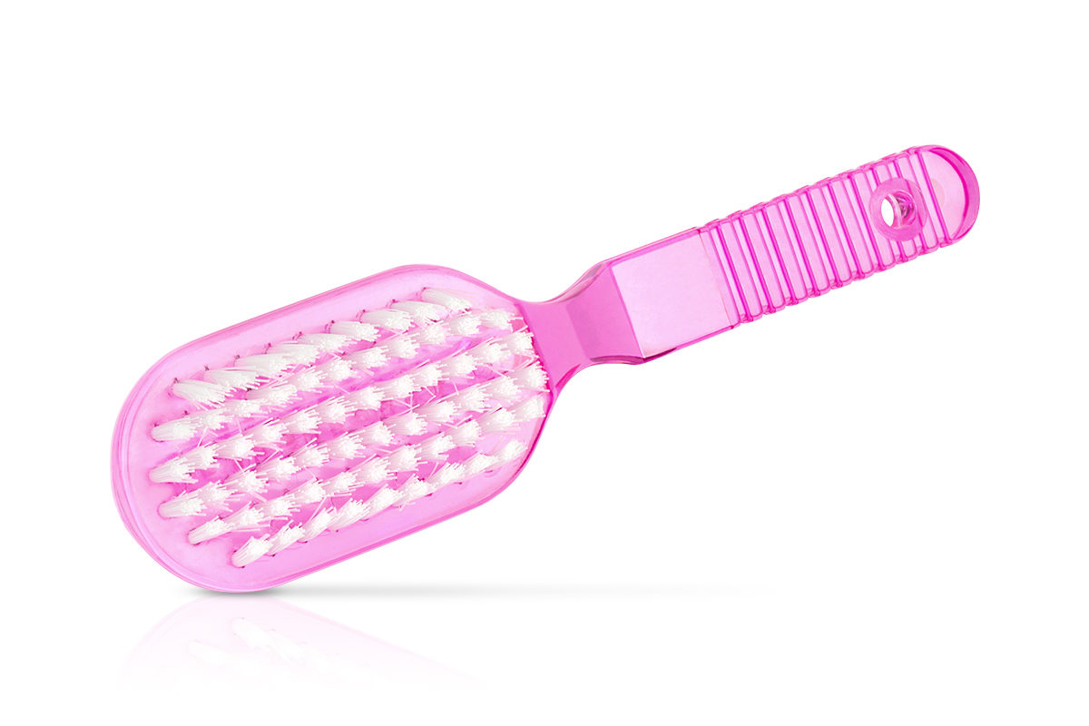Jolifin dust brush double-sided - pink