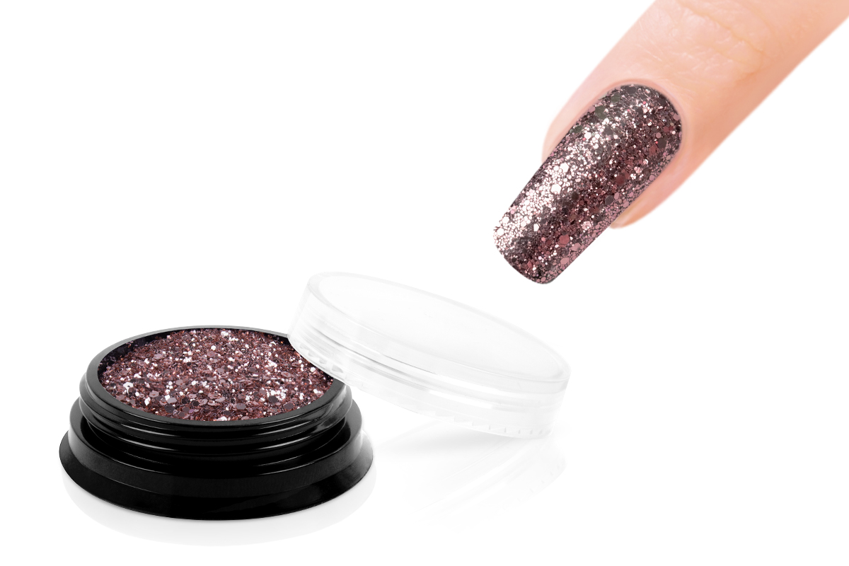 Jolifin LAVENI Sparkle Glitter - rose gold