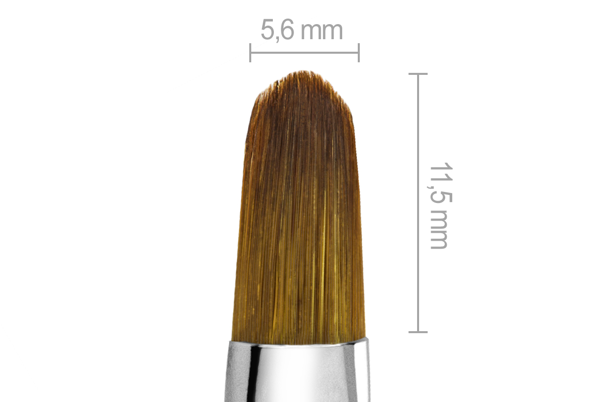 Jolifin LAVENI Pearly Brush - Gel oval size 6