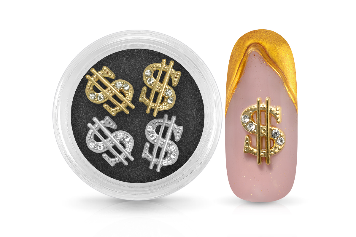 Jolifin Overlay - Dollar sign silver & gold