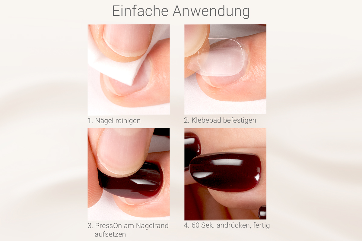 Jolifin SoftGel PressOns - short almond - Babyboomer