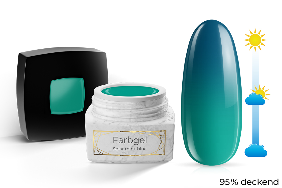 Jolifin LAVENI PRO Colour Gel - Solar mint-blue 5ml