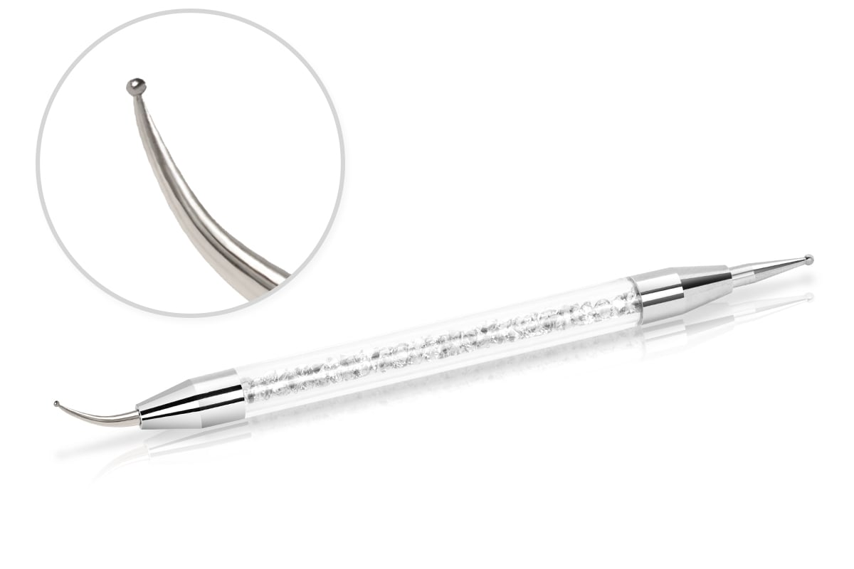 Jolifin Diamond-Swirl gebogen - kleine Kugeln