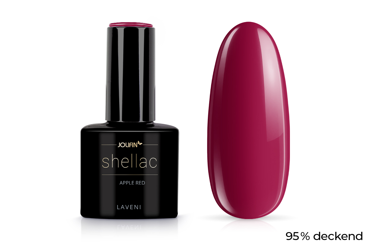 Jolifin LAVENI Shellac - apple red 10ml