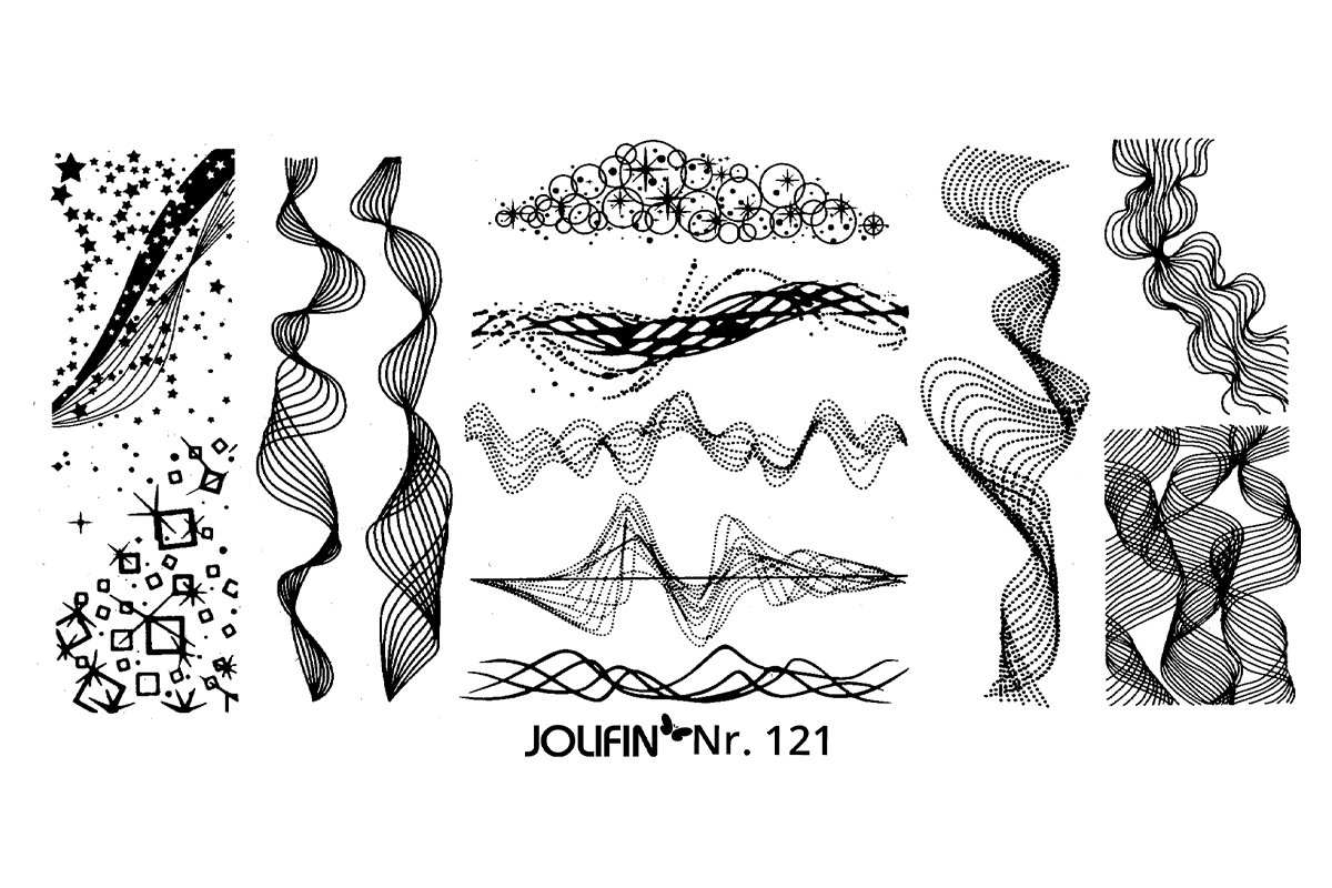 Jolifin Stamping Stencil No. 121