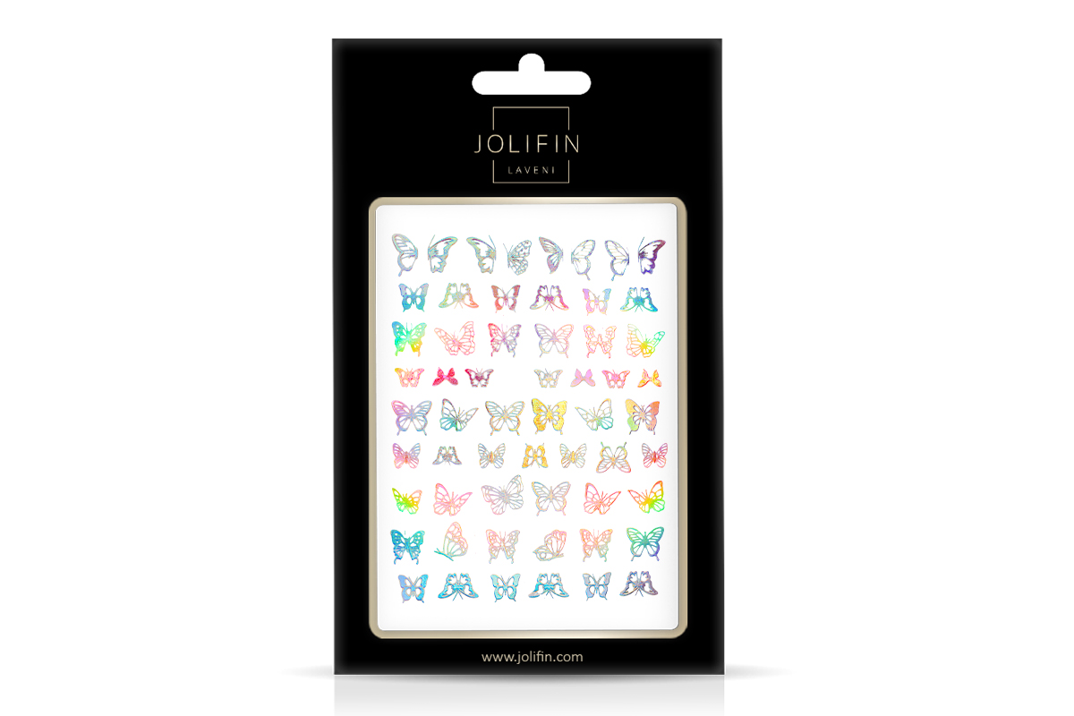 Jolifin LAVENI XL Sticker - Hologram silver No. 1
