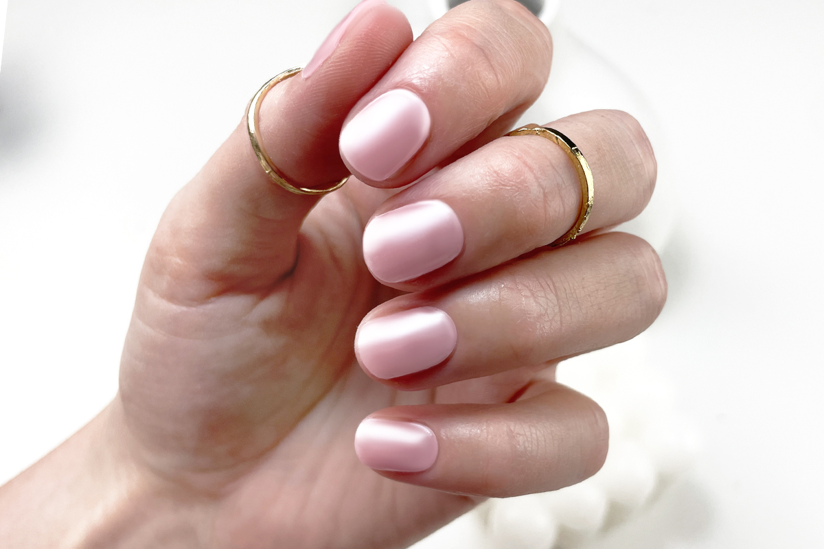 Jolifin LAVENI UV Gel Wraps - pearly rosé