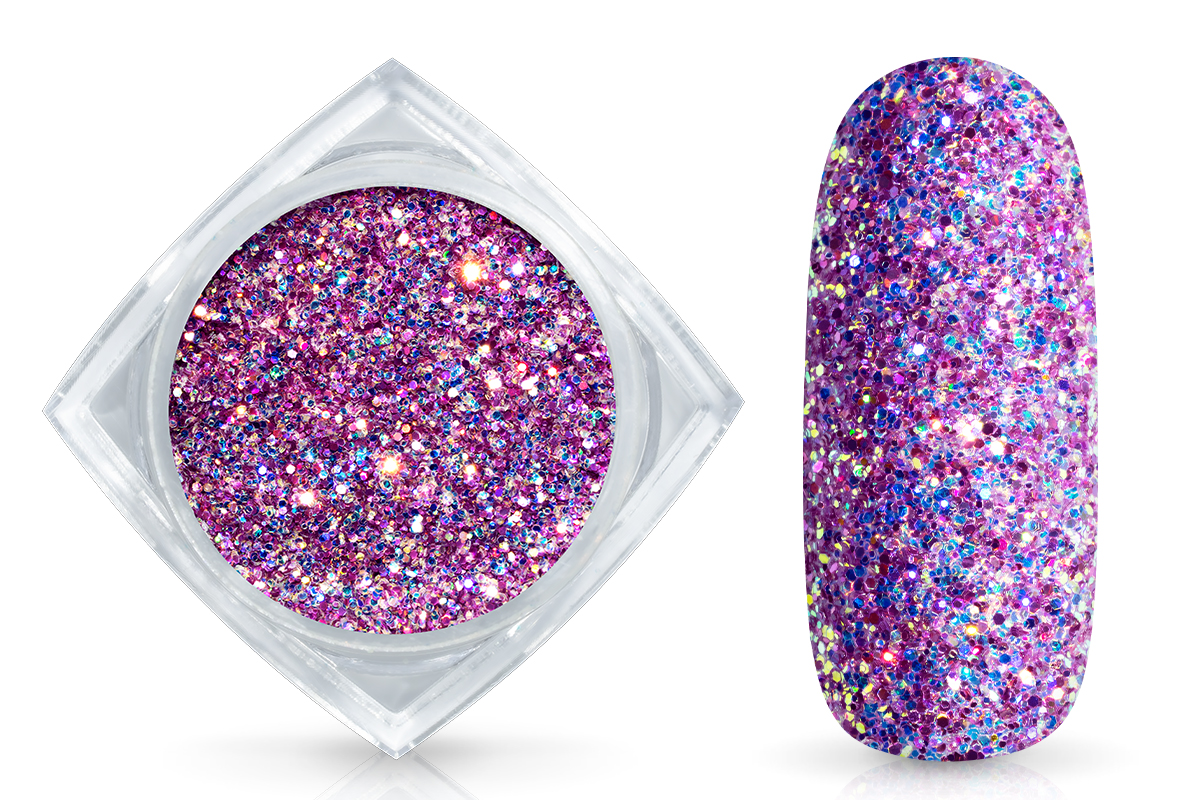 Jolifin glitter powder - hologram lilac