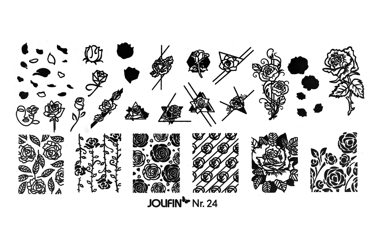 Jolifin Stamping Stencil No. 24