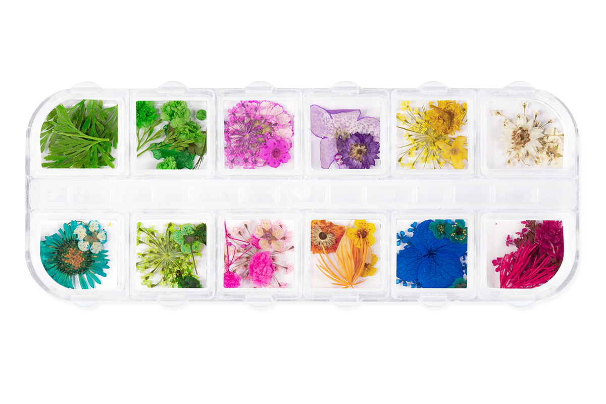 Jolifin XL Nail Art Display - Dried Flowers No. 6