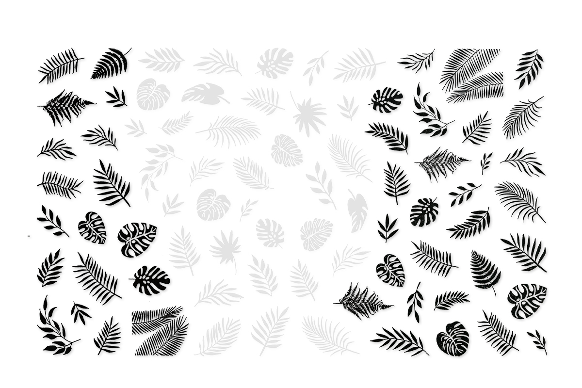 Jolifin LAVENI XL Sticker - black & white No. 2