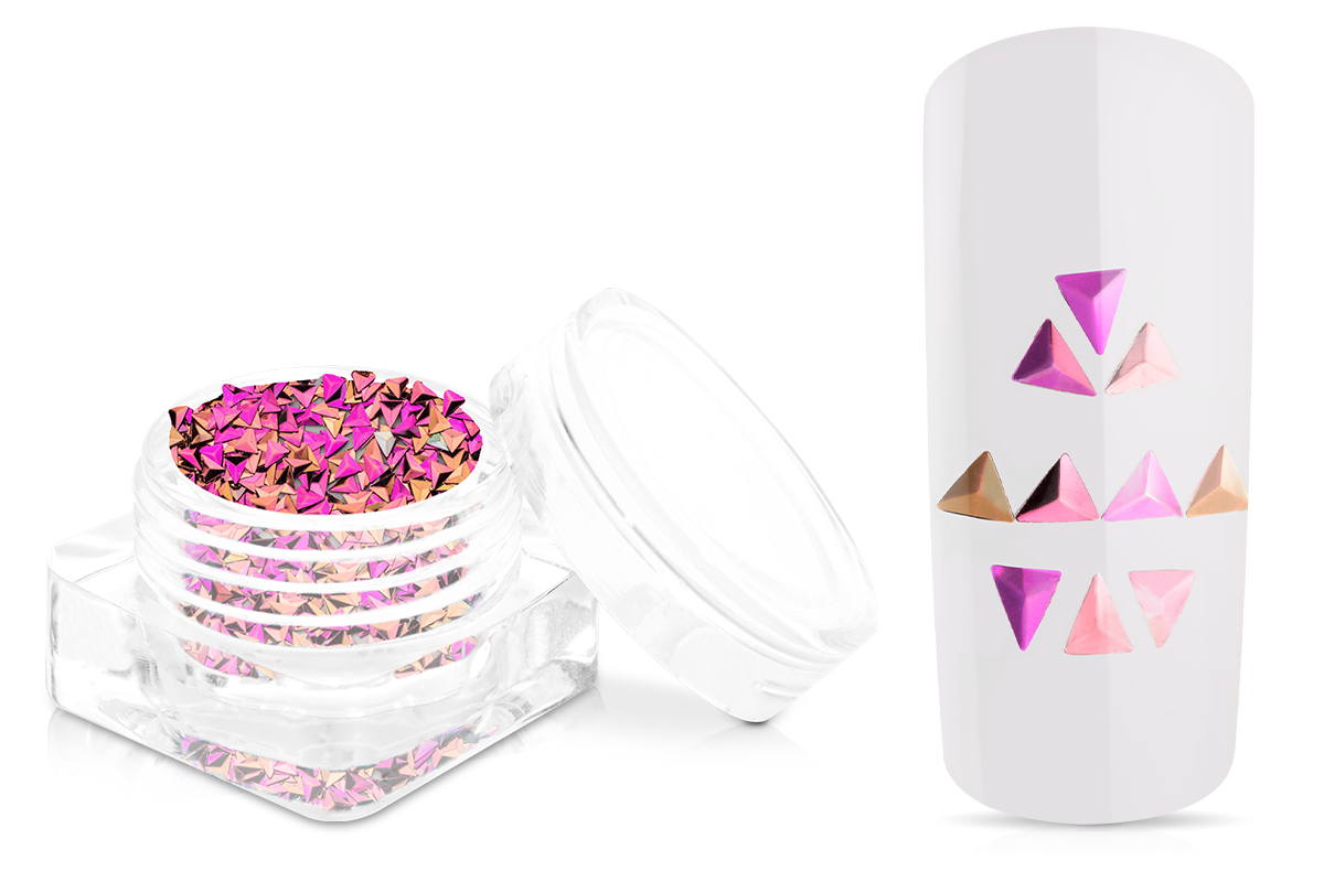 Jolifin Inlay - Triangle pink-apricot
