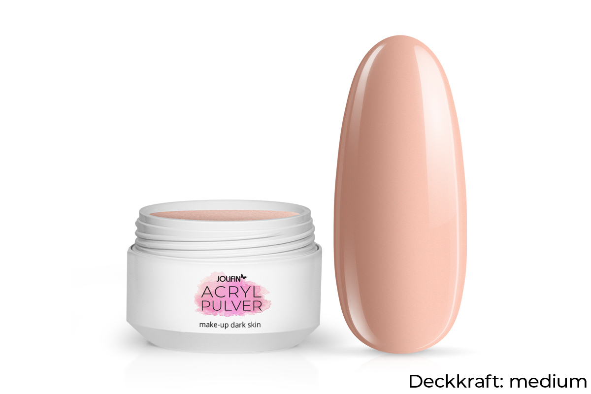 Jolifin acrylic powder - make-up dark skin 10g