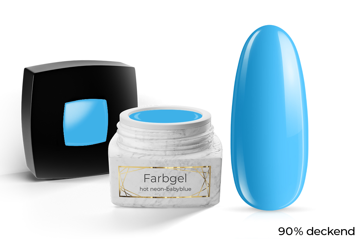 Jolifin LAVENI PRO Farbgel - hot neon-babyblue 5ml