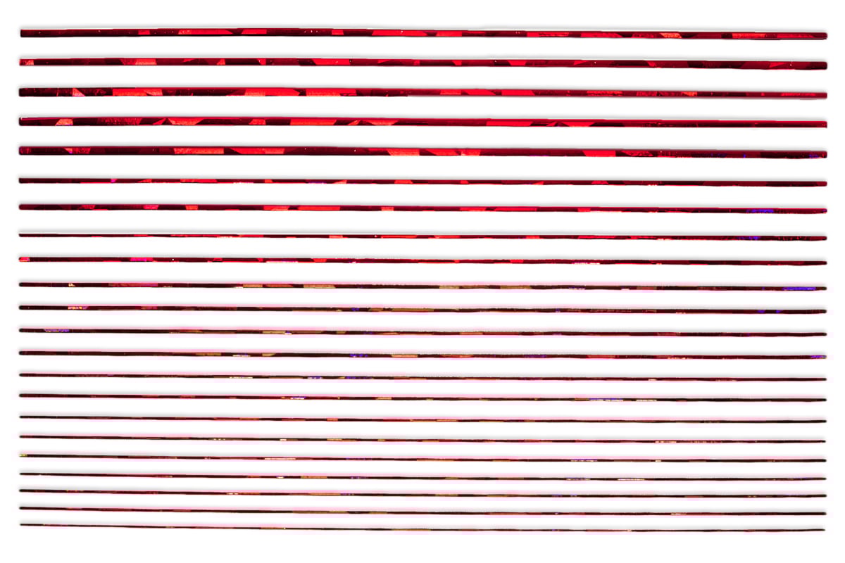 Jolifin LAVENI XL Sticker - Stripes Hologramm red