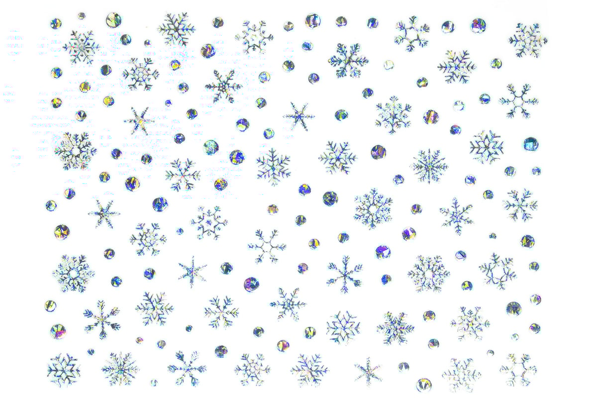 Jolifin LAVENI XL Sticker - hologram christmas No. 5